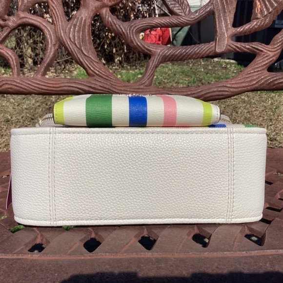 NWT kate spade Matching Set Run Around Stripe Bag & Bradley Breezy Strip… - Picture 9 of 12